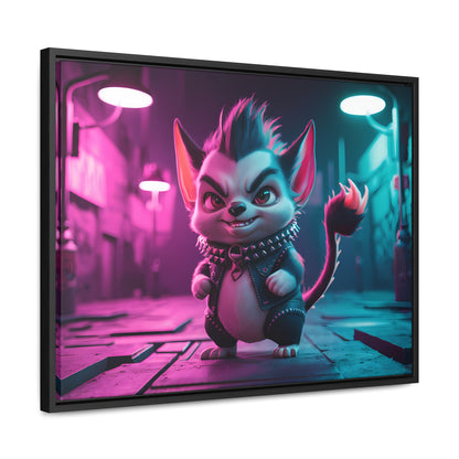 Punk Alley Prowler - Gallery Canvas Wraps, Horizontal Frame