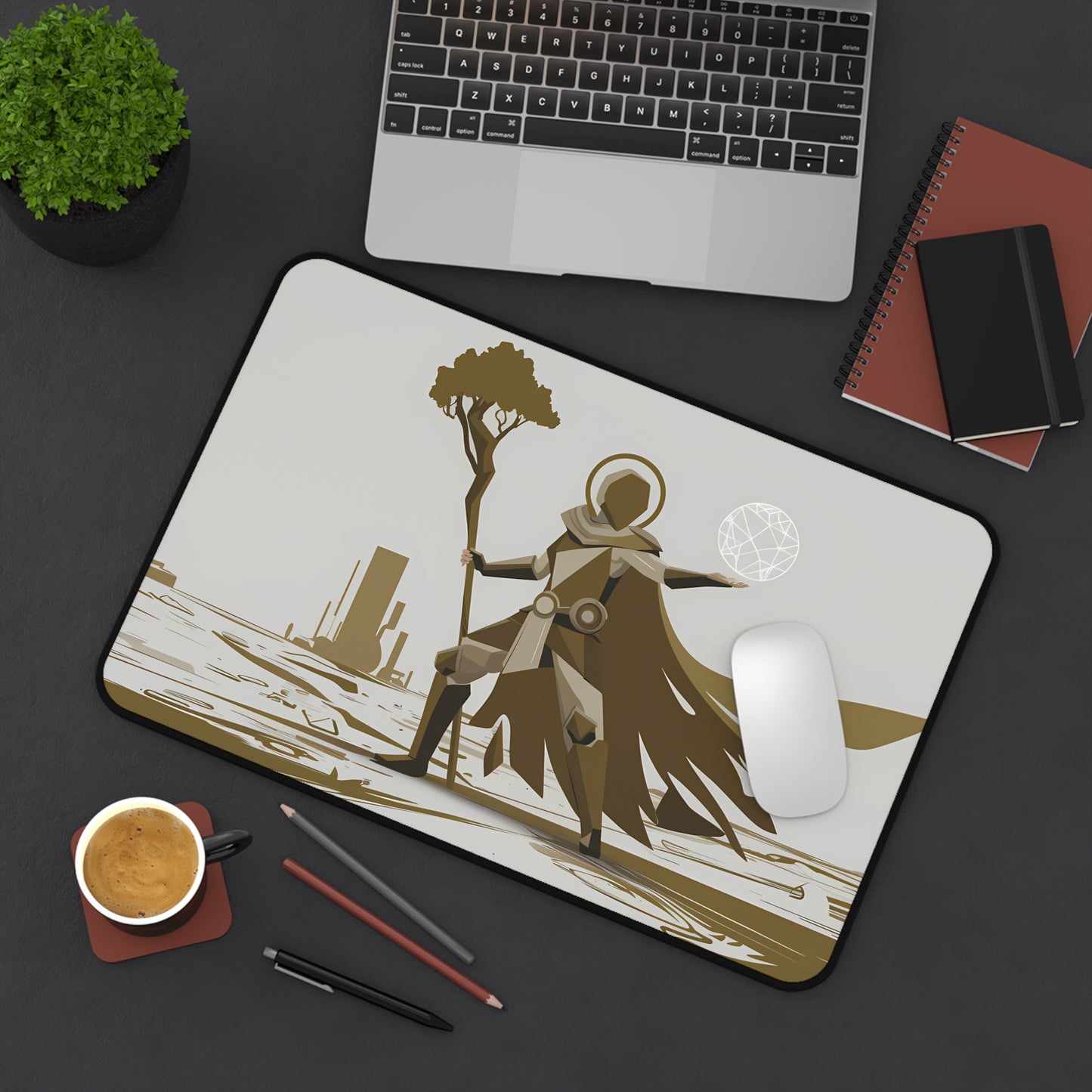 The Guardian of the Arid Realm - Desk Mat