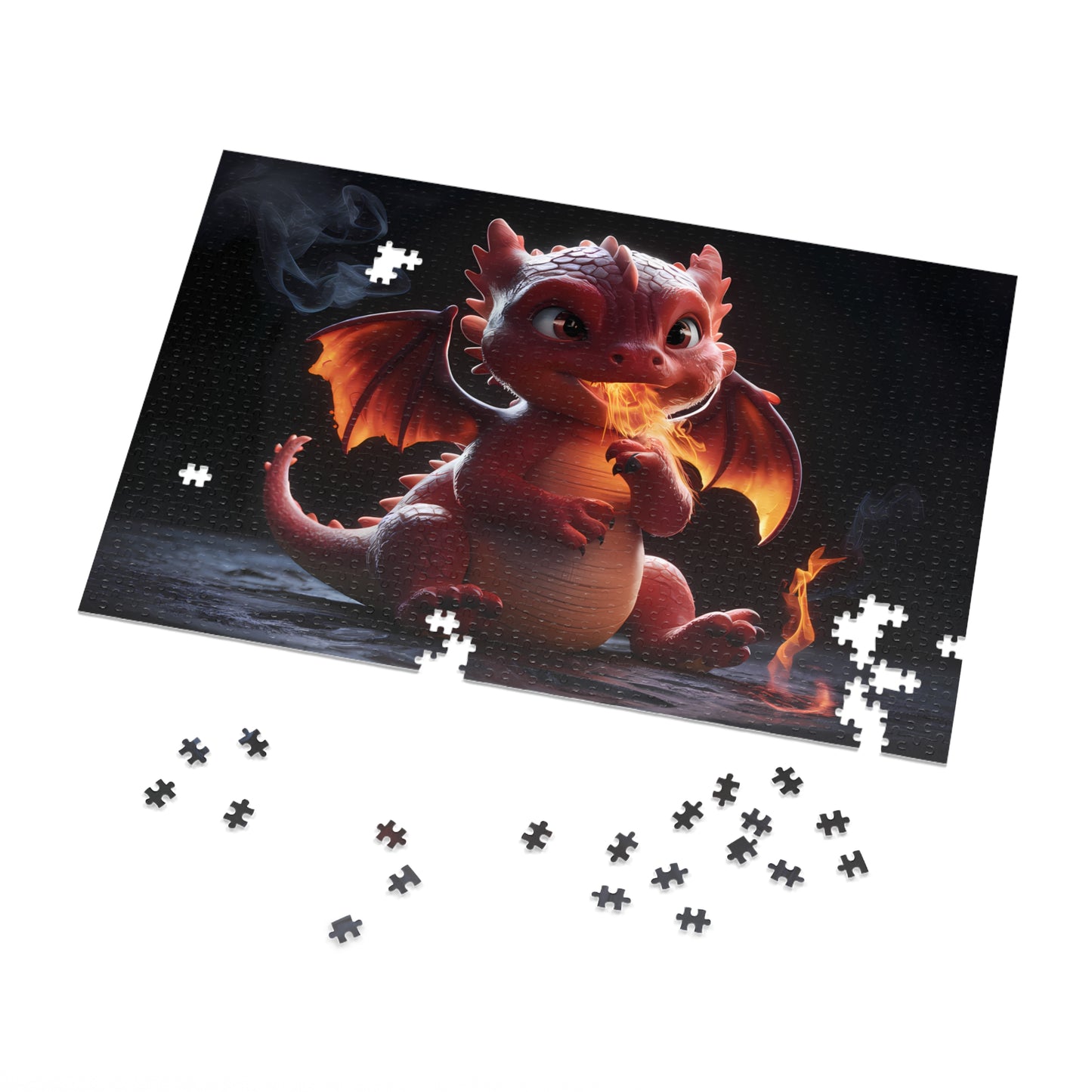 "Ember's First Flame" - Jigsaw Puzzle (30, 110, 252, 500,1000-Piece)