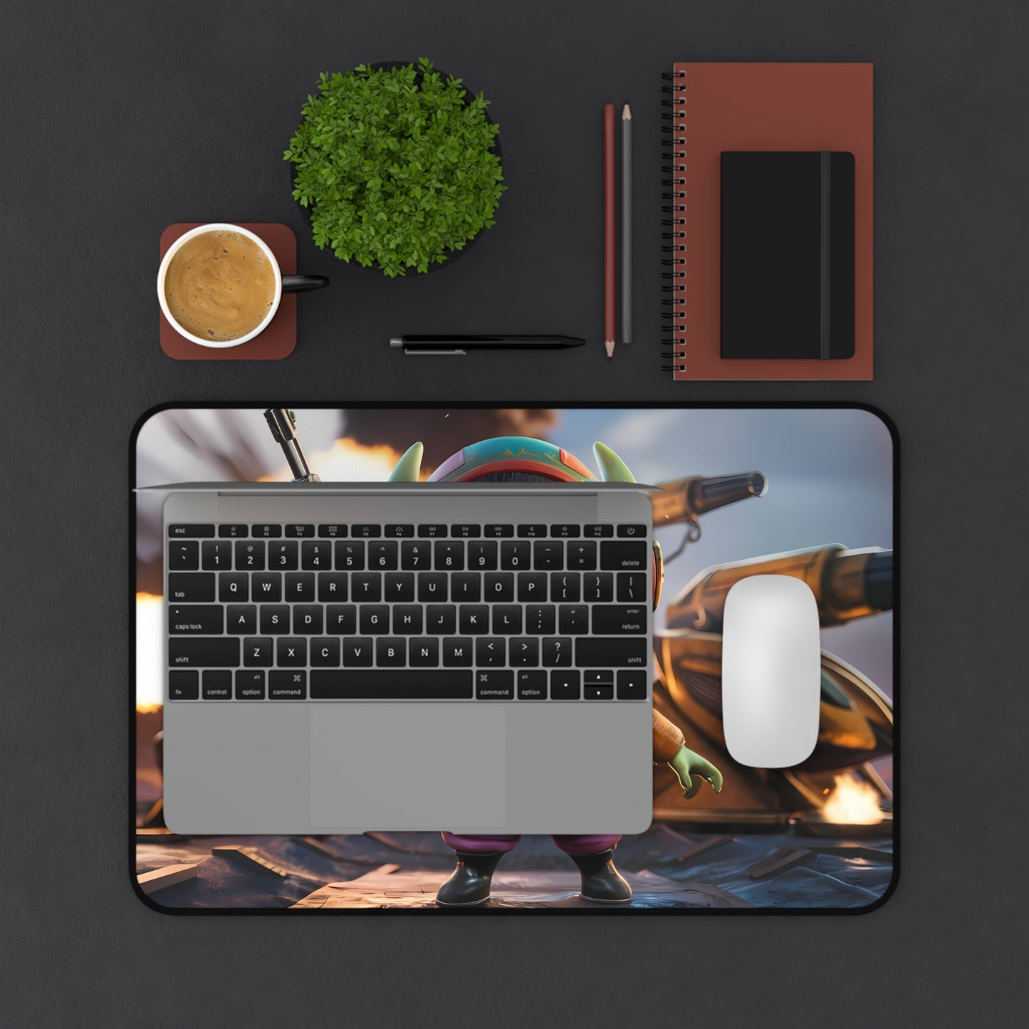 Galactic Rebel on the Battlefield - Desk Mat