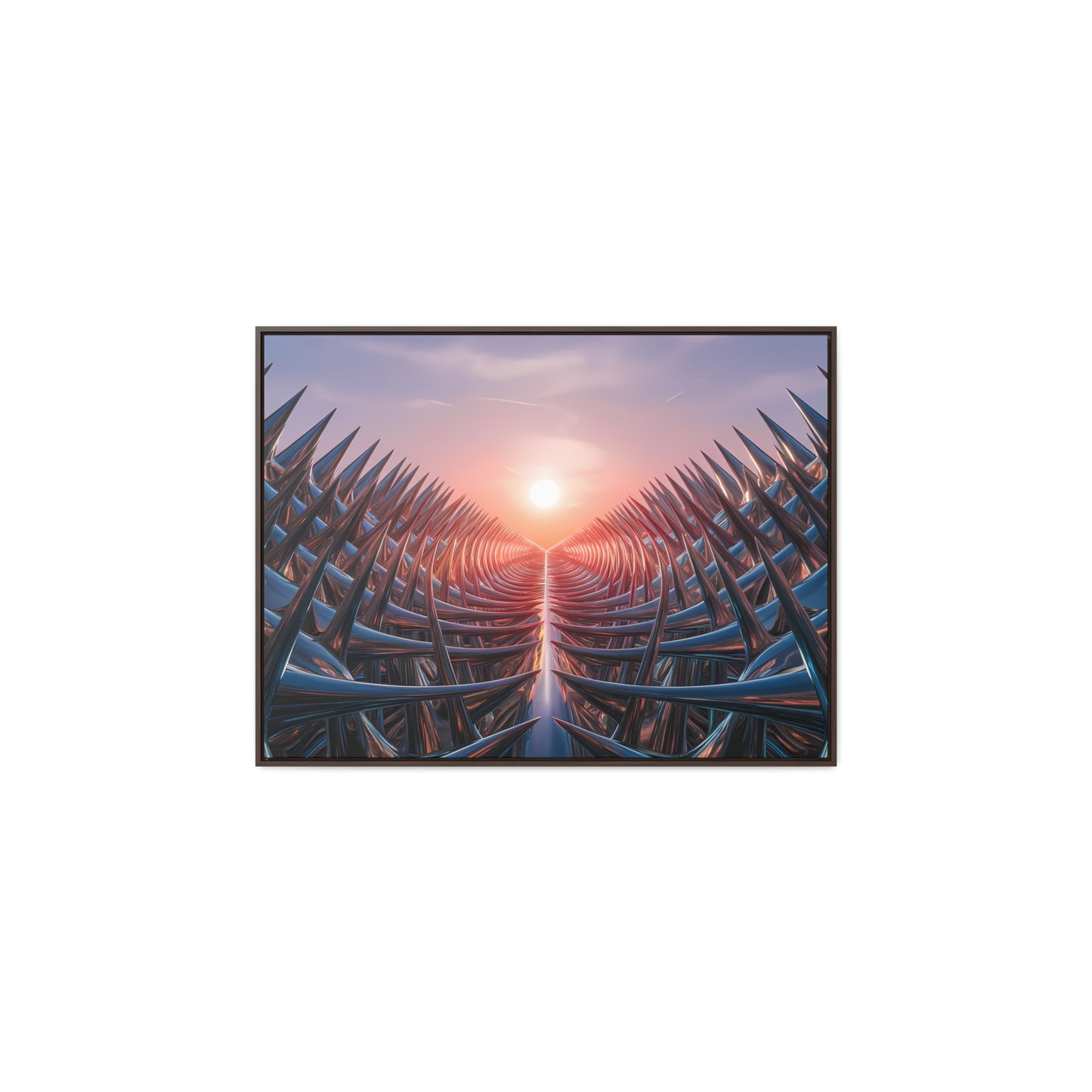 Path of Thorns at Sunrise - Gallery Canvas Wraps, Horizontal Frame
