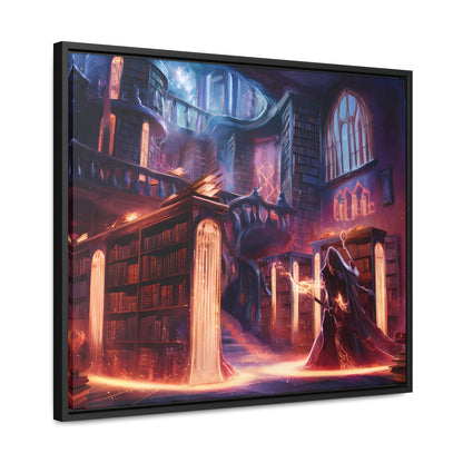 The Arcane Library of Eternal Knowledge - Gallery Canvas Wraps, Horizontal Frame