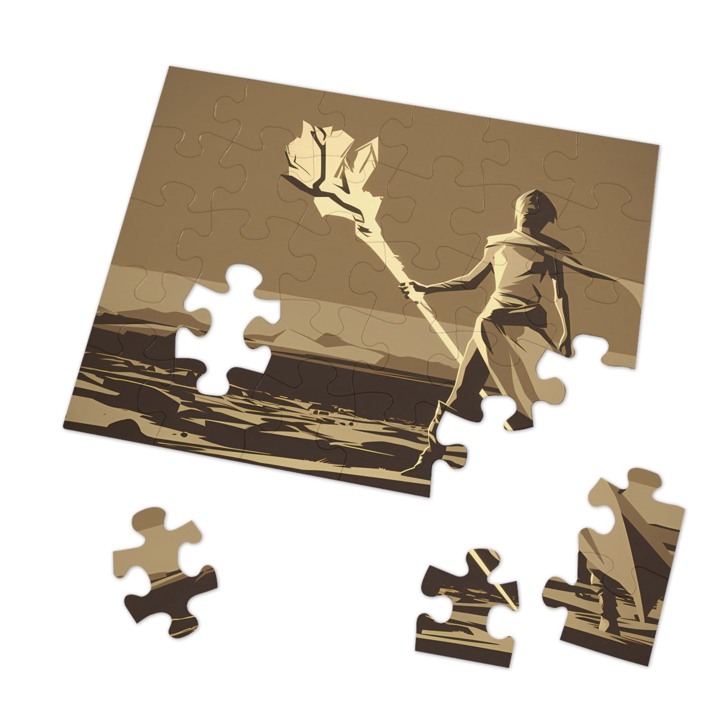 Wanderer of the Desert Twilight - Jigsaw Puzzle (30, 110, 252, 500,1000-Piece)