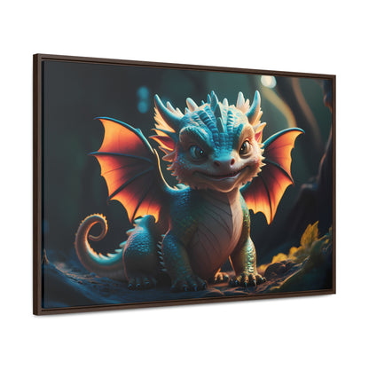 "Forest Guardian Hatchling" - Gallery Canvas Wraps, Horizontal Frame