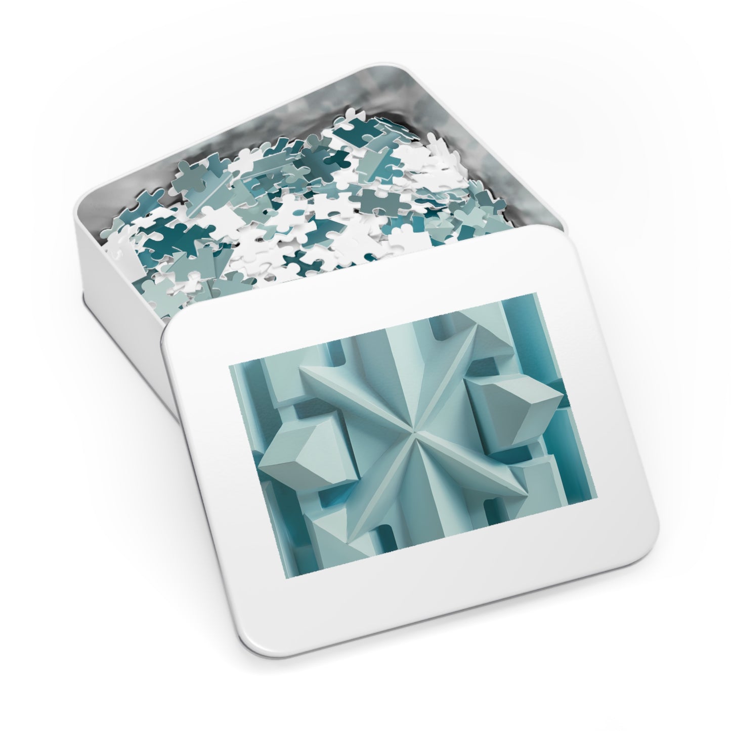 Geometric Frost - Jigsaw Puzzle (30, 110, 252, 500,1000-Piece)
