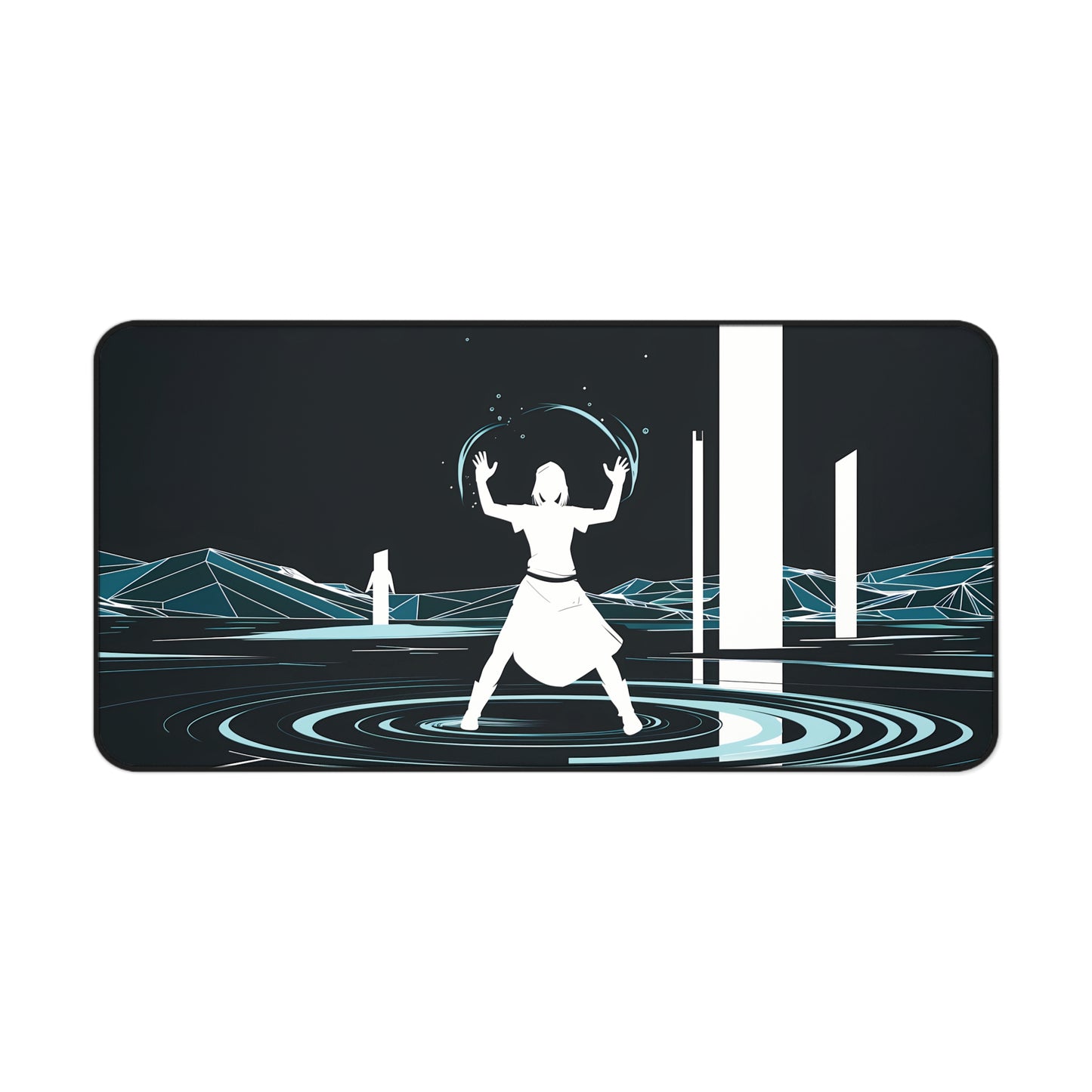 Geometric Water Mage Novice - Desk Mat