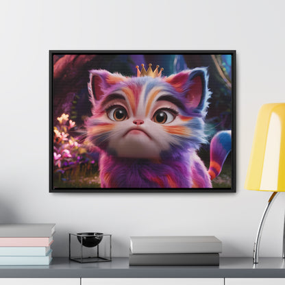 Regal Whiskers in the Enchanted Forest - Gallery Canvas Wraps, Horizontal Frame