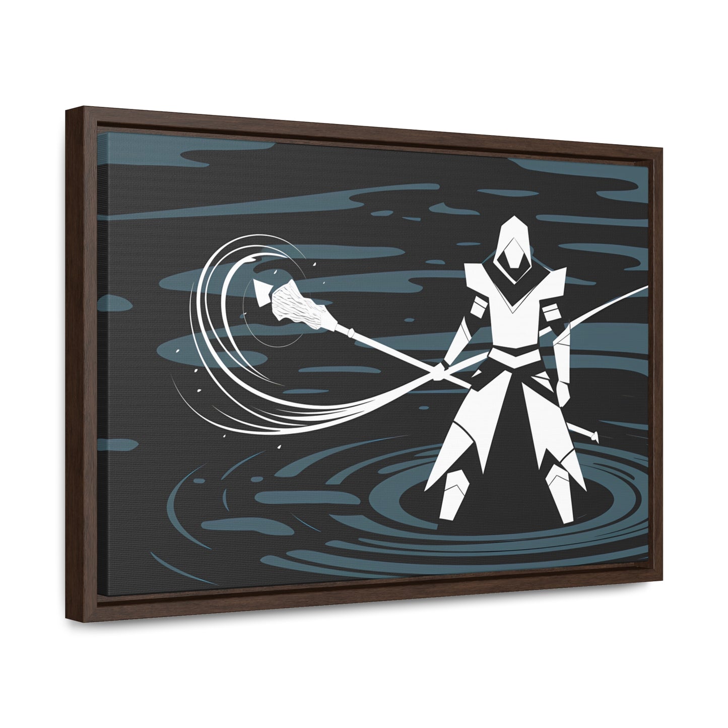"Guardian of the Abyss" - Gallery Canvas Wraps, Horizontal Frame