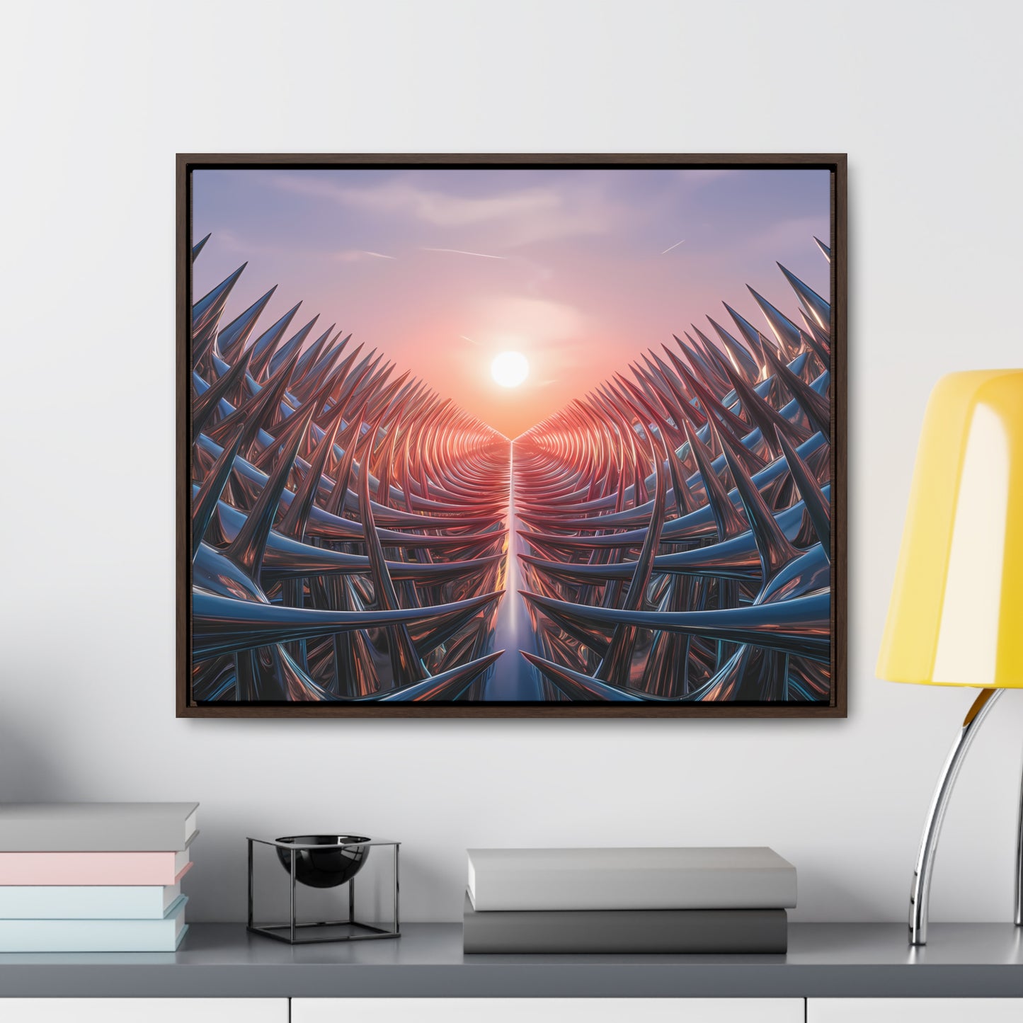 Path of Thorns at Sunrise - Gallery Canvas Wraps, Horizontal Frame