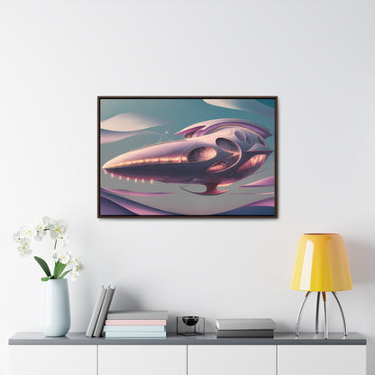 Voyage of the Celestial Whale - Gallery Canvas Wraps, Horizontal Frame