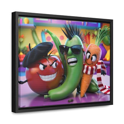 Veggie Rebels - Gallery Canvas Wraps, Horizontal Frame