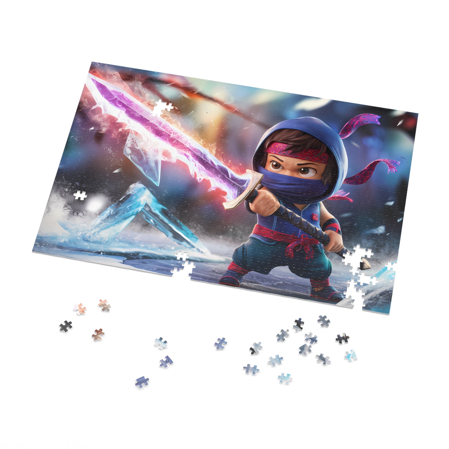 Blade of the Frozen Flame - Jigsaw Puzzle (30, 110, 252, 500,1000-Piece)