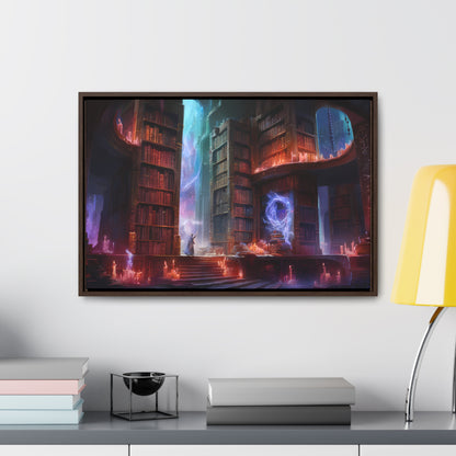 The Arcane Library of Eternal Wisdom - Gallery Canvas Wraps, Horizontal Frame