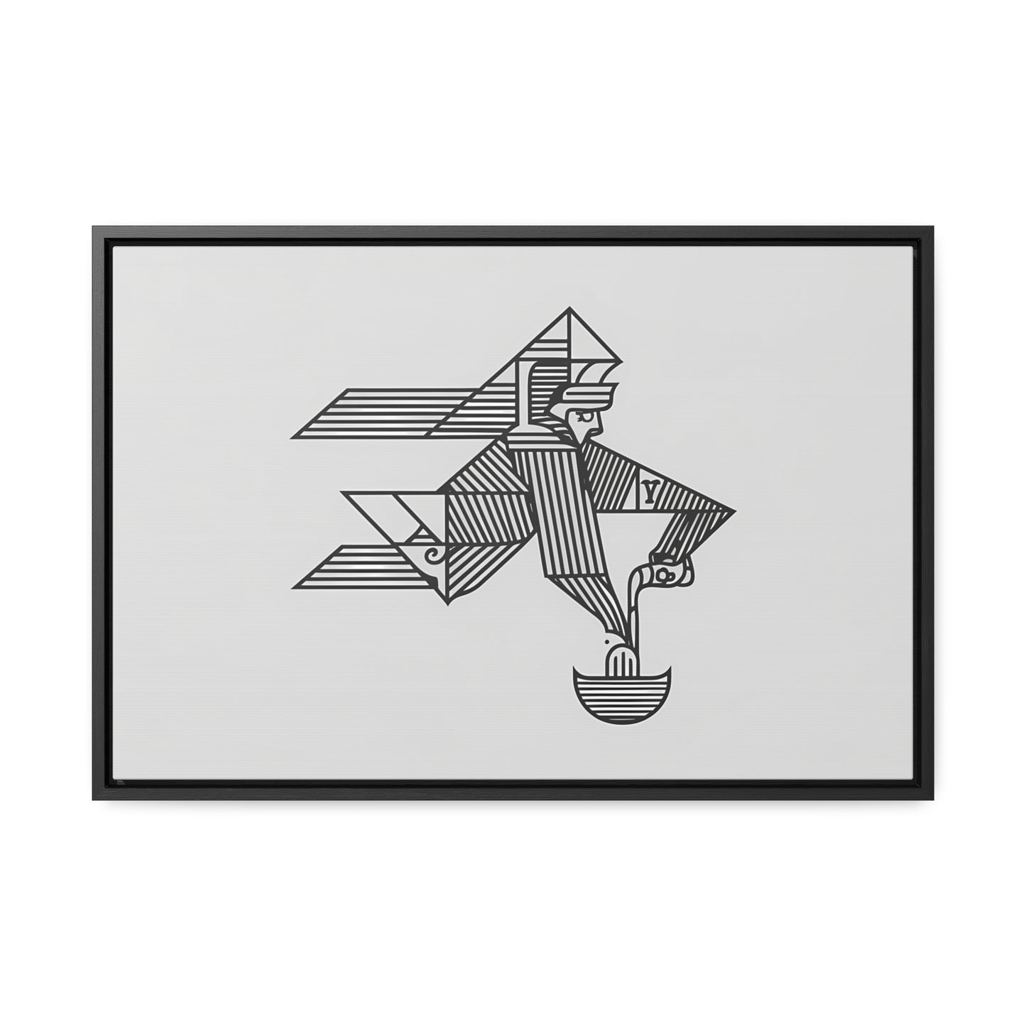 "The Water Bearer" - Gallery Canvas Wraps, Horizontal Frame