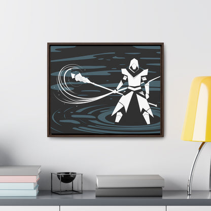 "Guardian of the Abyss" - Gallery Canvas Wraps, Horizontal Frame