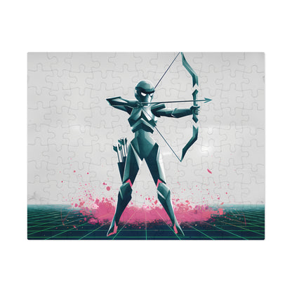 Cyber Archer: Neon Strike - Jigsaw Puzzle (30, 110, 252, 500,1000-Piece)