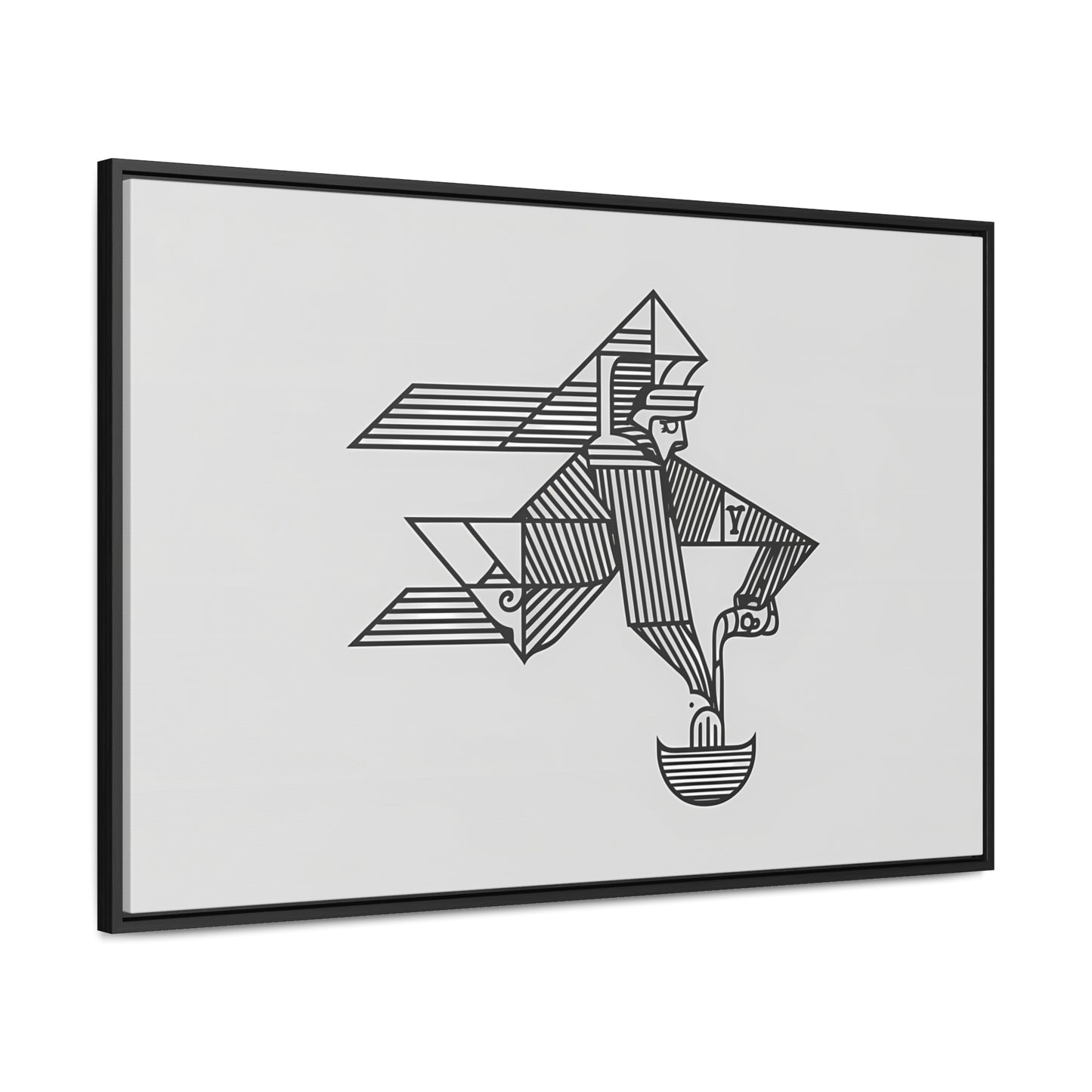 "The Water Bearer" - Gallery Canvas Wraps, Horizontal Frame