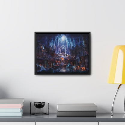 Sanctuary of the Forgotten Tomes - Gallery Canvas Wraps, Horizontal Frame