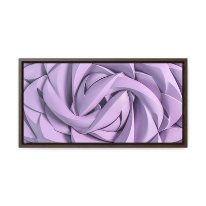Spiral Petals - Gallery Canvas Wraps, Horizontal Frame