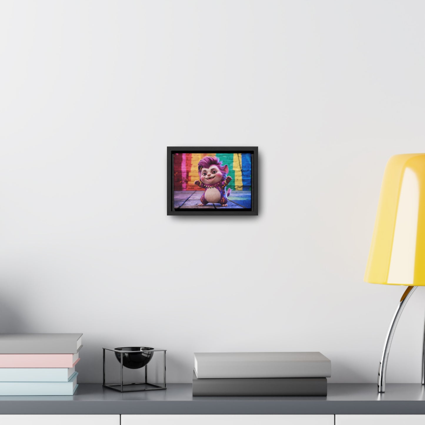Colorful Celebration Creature - Gallery Canvas Wraps, Horizontal Frame