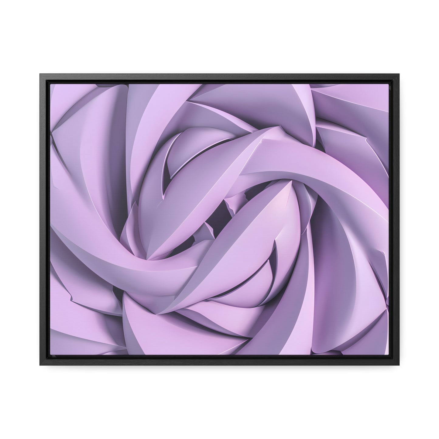 Spiral Petals - Gallery Canvas Wraps, Horizontal Frame