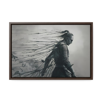 "Endurance in Silence" - Gallery Canvas Wraps, Horizontal Frame