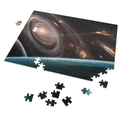Eternal Voyage Through Cosmic Vortexes - Jigsaw Puzzle (30, 110, 252, 500,1000-Piece)