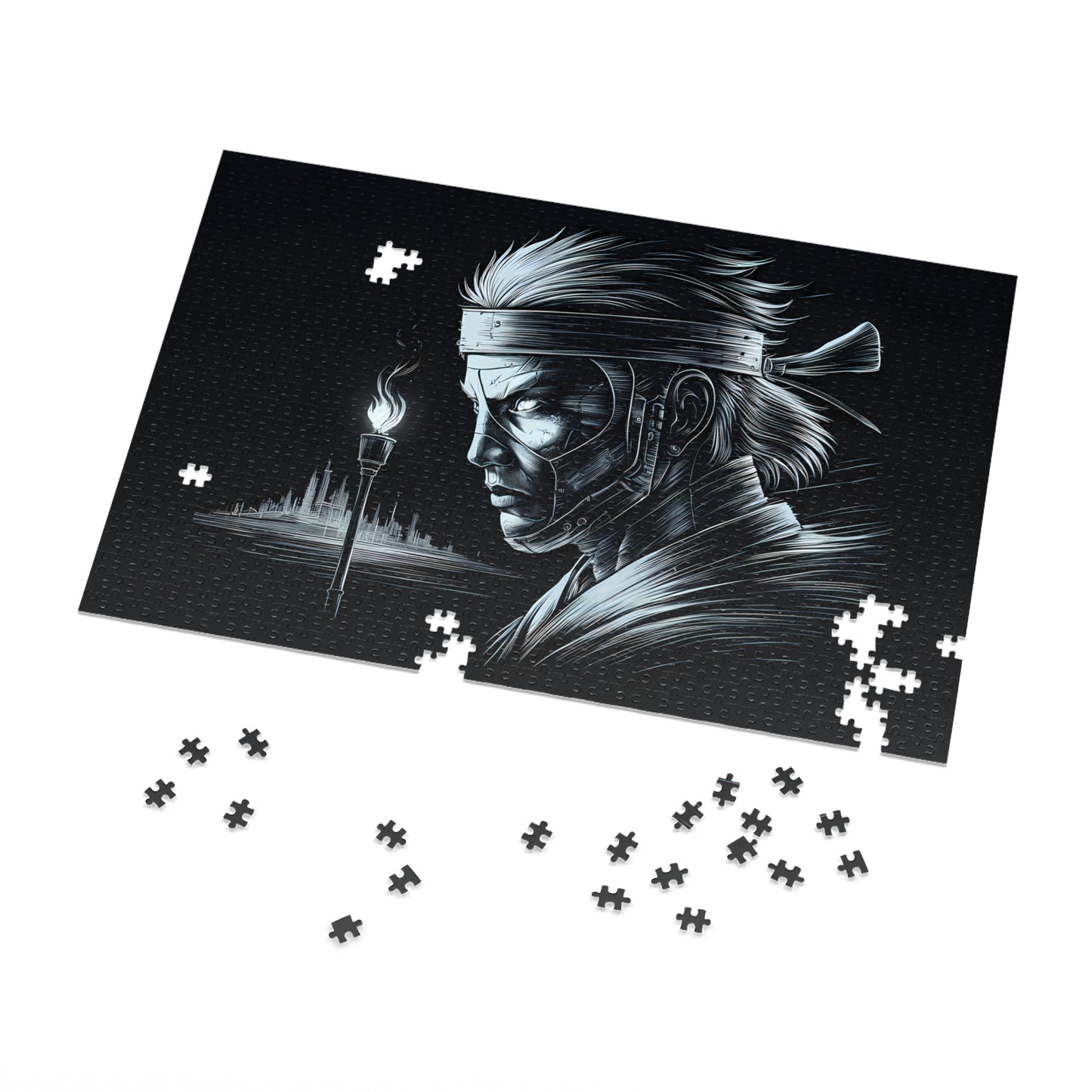 Cyber Sentinel: Guardian of the Future - Jigsaw Puzzle (30, 110, 252, 500,1000-Piece)