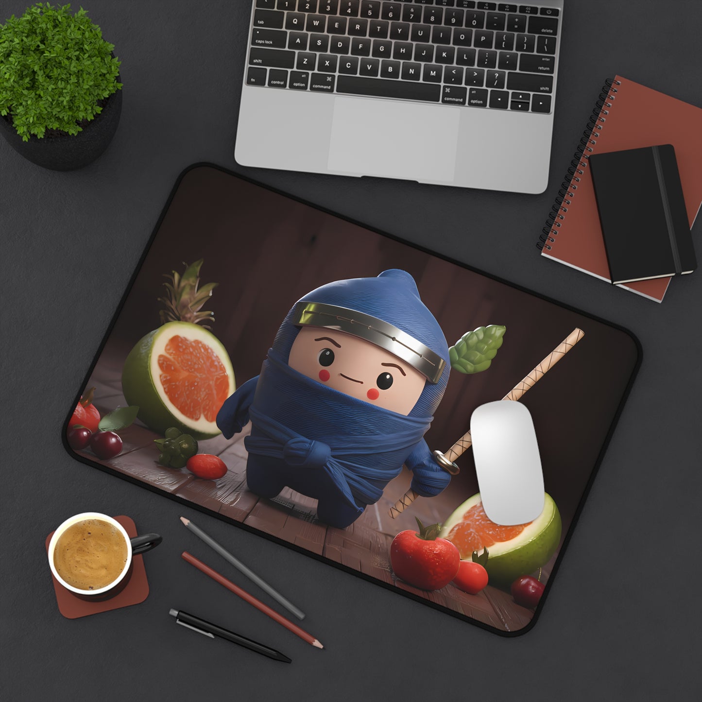 Fruit Ninja in Training - Desk Mat
