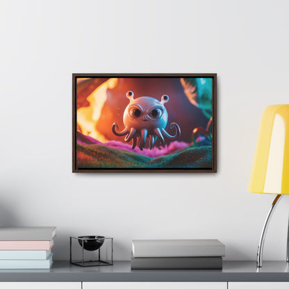 Wrath of the Alien Cephalopod - Gallery Canvas Wraps, Horizontal Frame