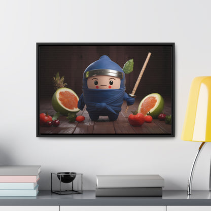 Ninja Fruit Guardian - Gallery Canvas Wraps, Horizontal Frame