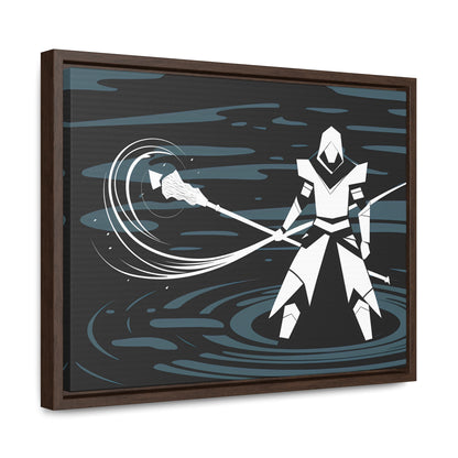 "Guardian of the Abyss" - Gallery Canvas Wraps, Horizontal Frame