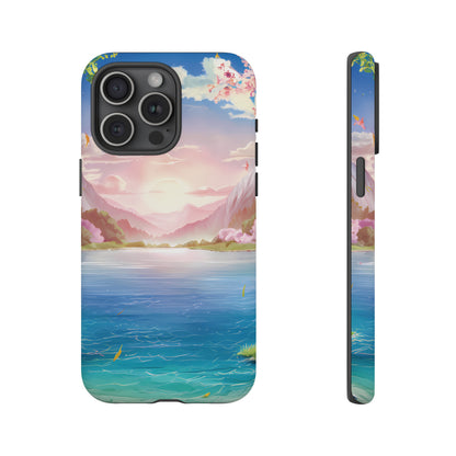 Serene Lake and Mountains - Smartphone Tough Cases