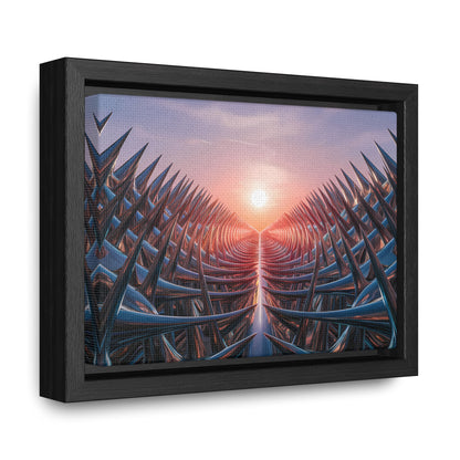 Path of Thorns at Sunrise - Gallery Canvas Wraps, Horizontal Frame