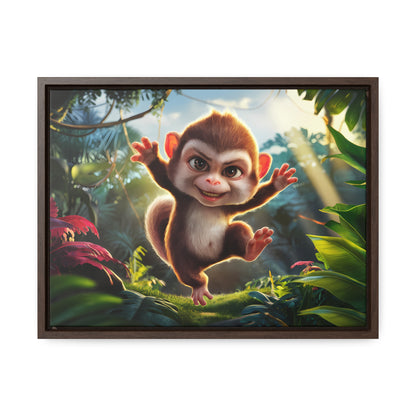 Jungle Joy - Gallery Canvas Wraps, Horizontal Frame