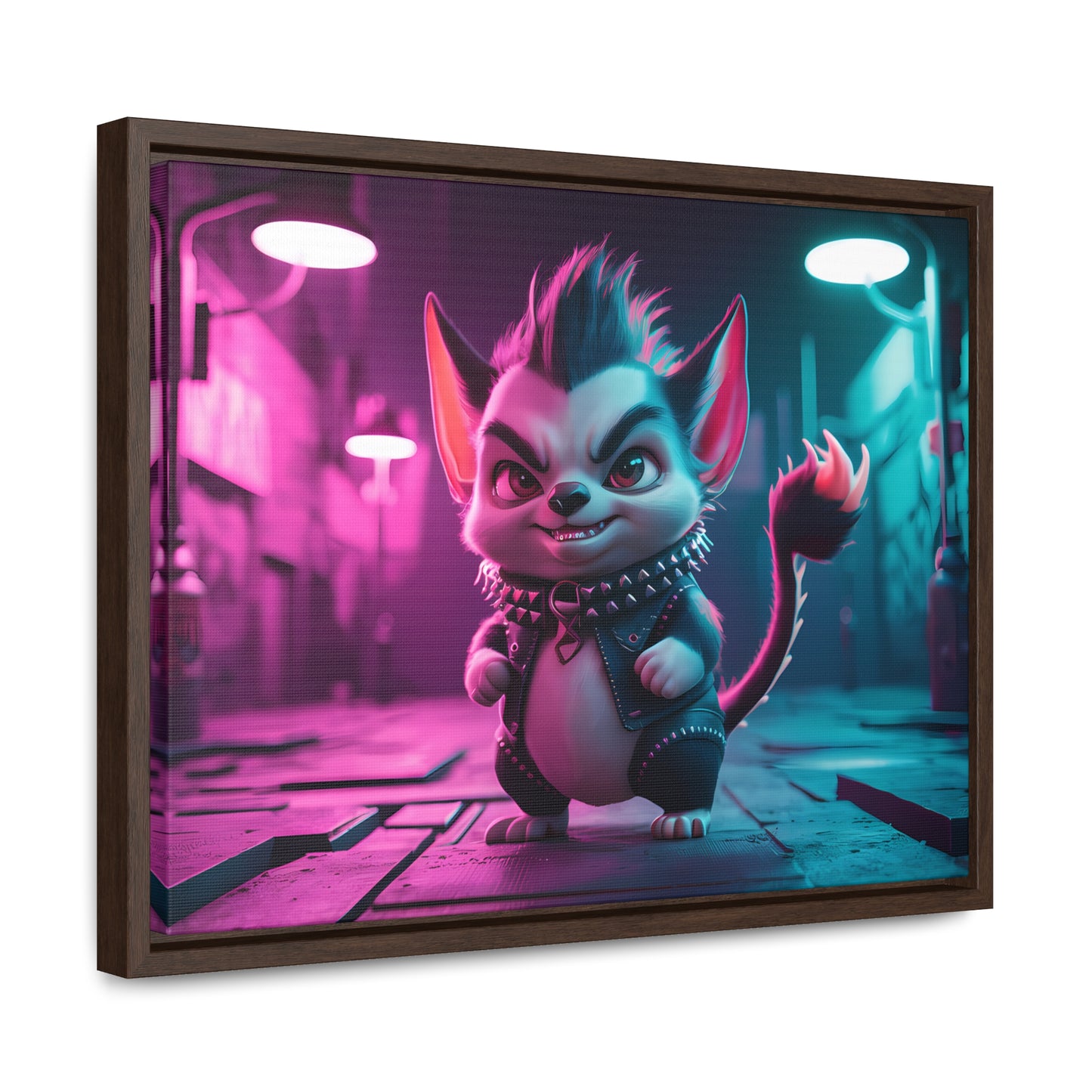 Punk Alley Prowler - Gallery Canvas Wraps, Horizontal Frame