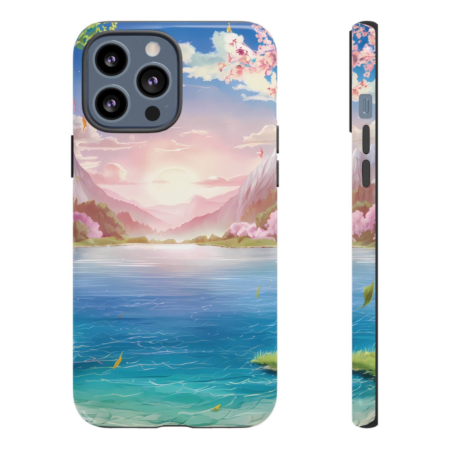Serene Lake and Mountains - Smartphone Tough Cases