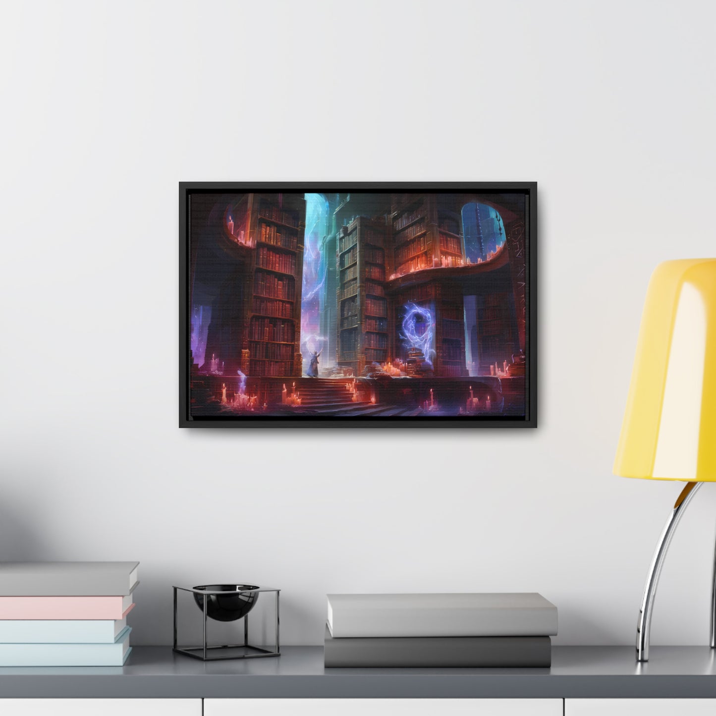 The Arcane Library of Eternal Wisdom - Gallery Canvas Wraps, Horizontal Frame