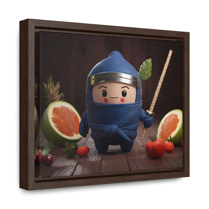 Ninja Fruit Guardian - Gallery Canvas Wraps, Horizontal Frame