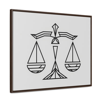 Balance of Justice - Gallery Canvas Wraps, Horizontal Frame