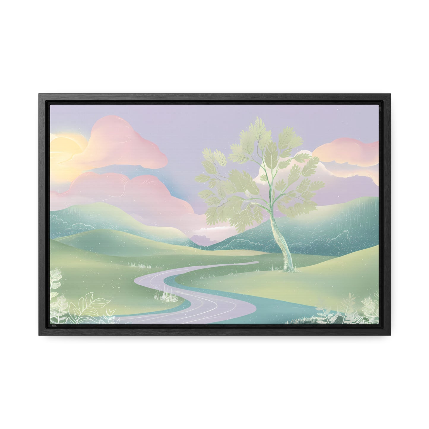 Whispers of Dawn - Gallery Canvas Wraps, Horizontal Frame
