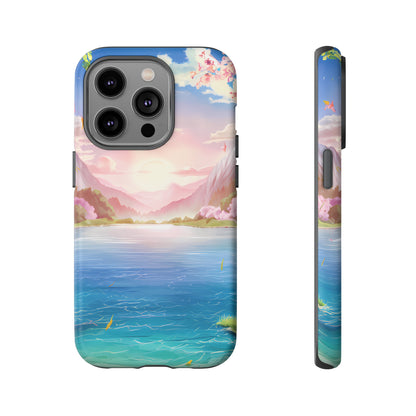 Serene Lake and Mountains - Smartphone Tough Cases