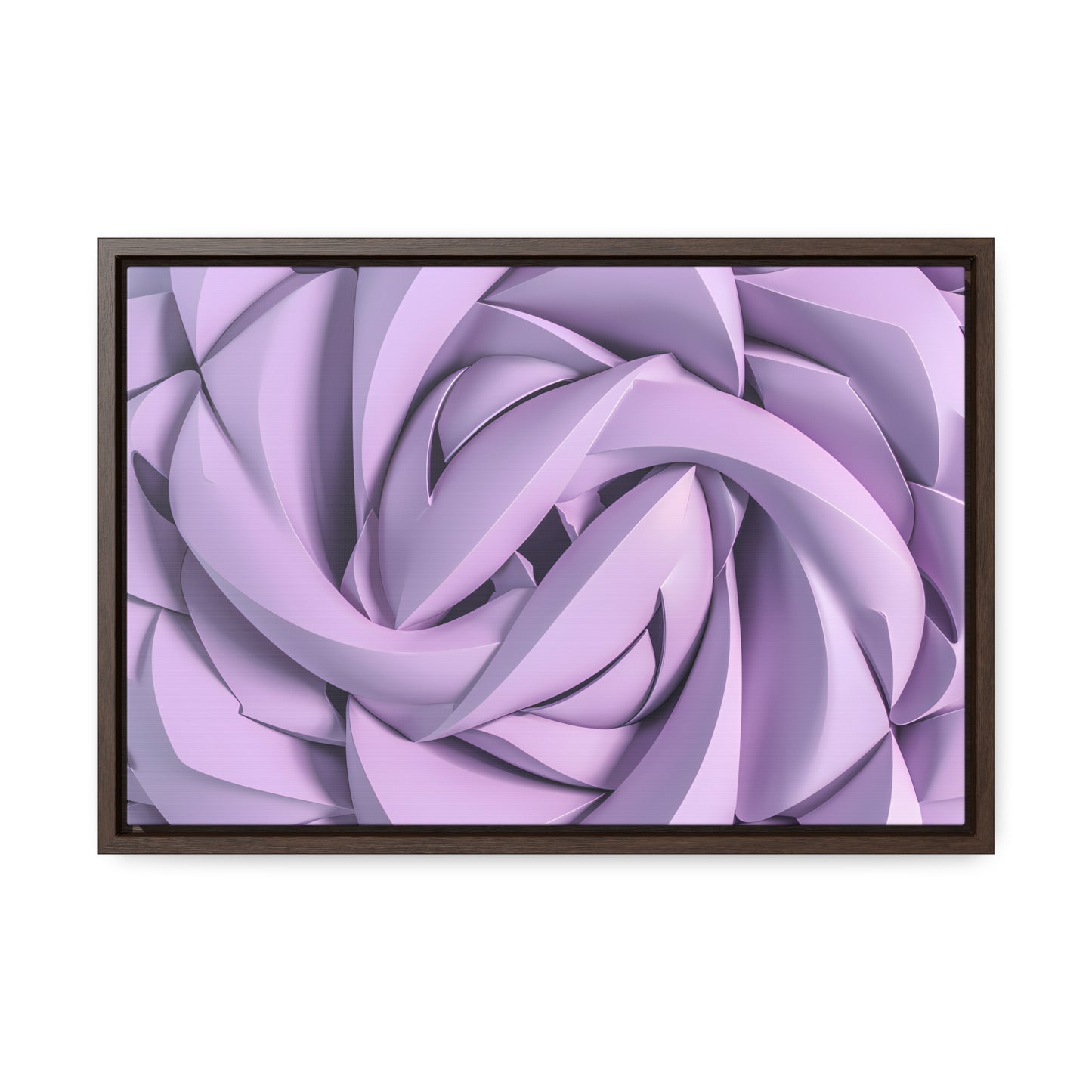 Spiral Petals - Gallery Canvas Wraps, Horizontal Frame