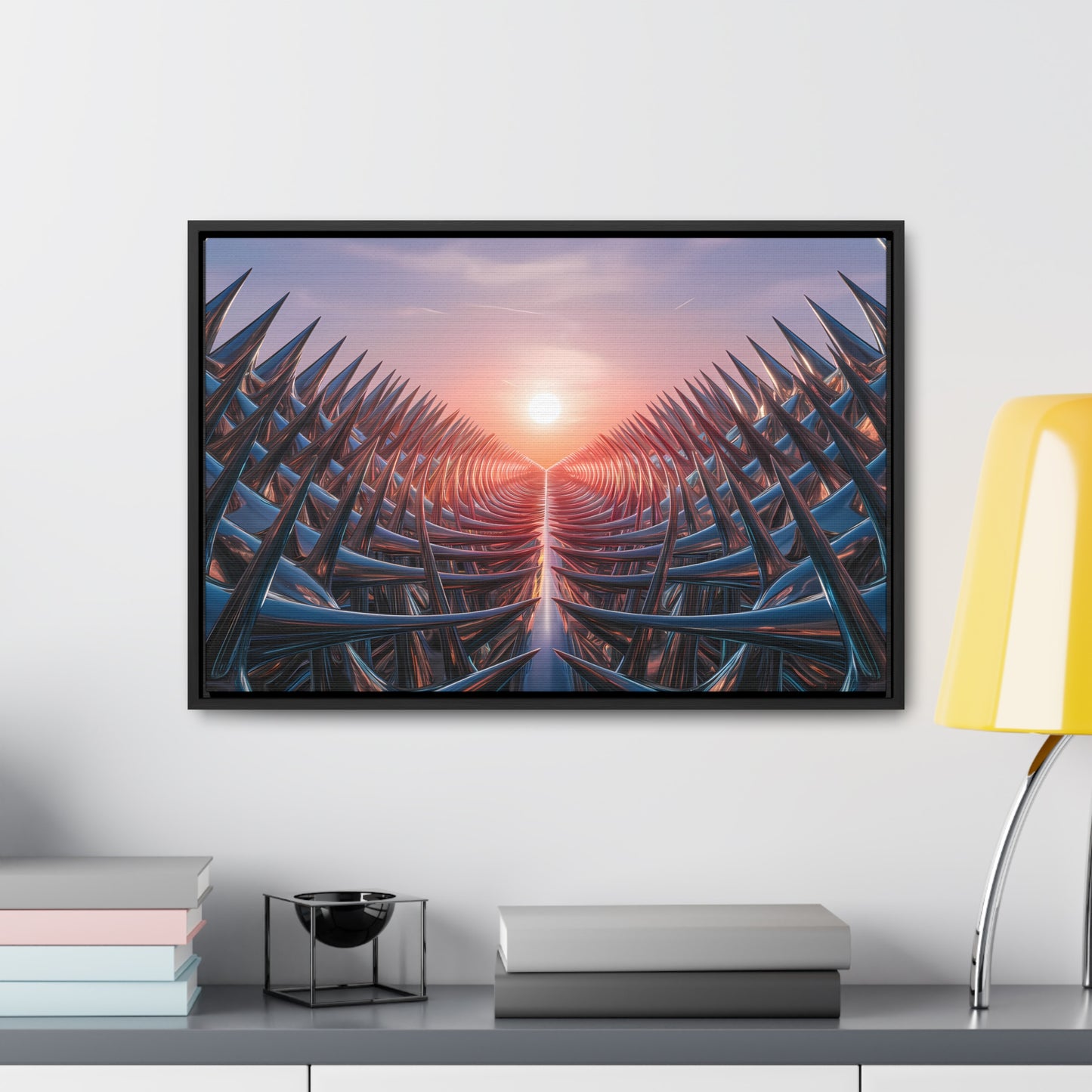 Path of Thorns at Sunrise - Gallery Canvas Wraps, Horizontal Frame