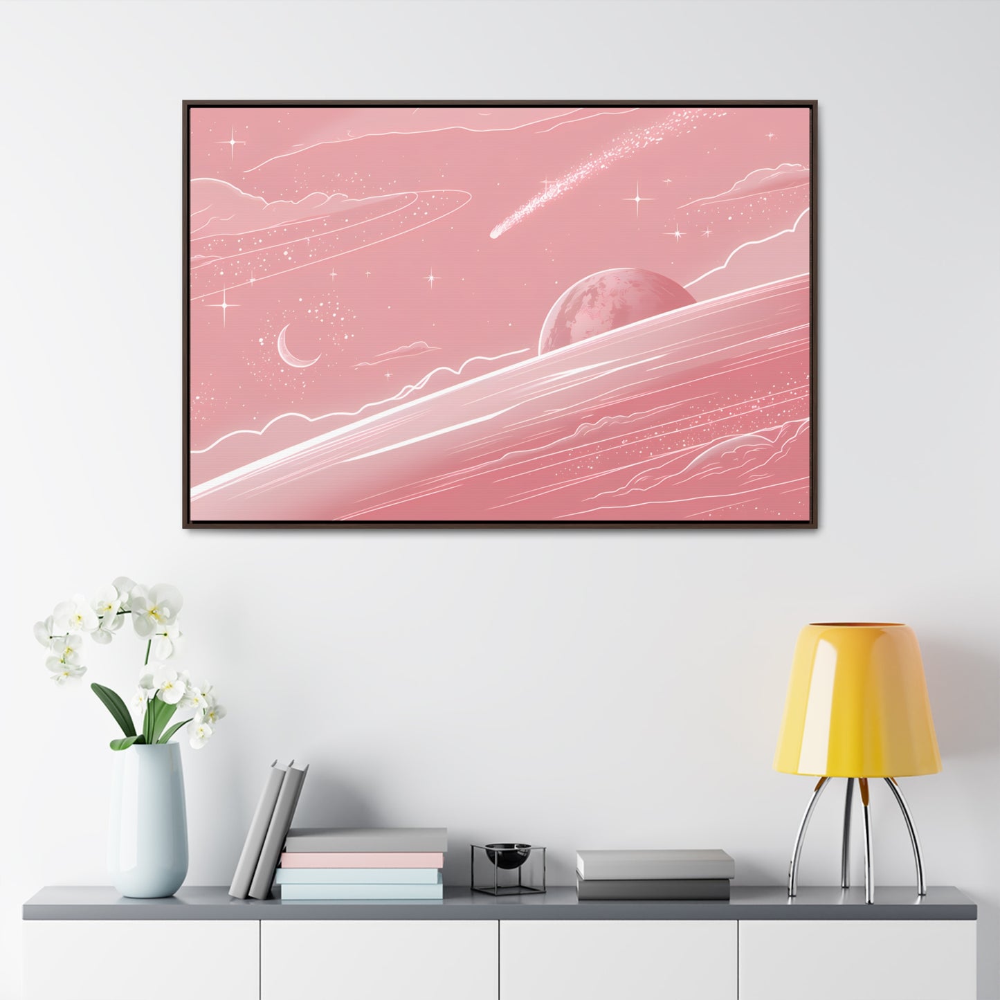 Celestial Dreamscape - Gallery Canvas Wraps, Horizontal Frame