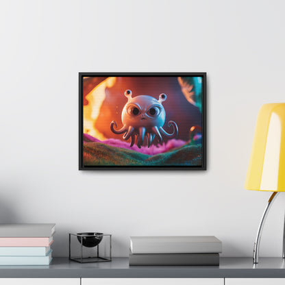 Wrath of the Alien Cephalopod - Gallery Canvas Wraps, Horizontal Frame