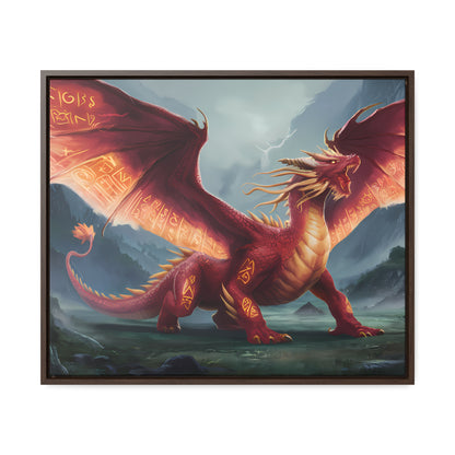 The Inferno Guardian - Gallery Canvas Wraps, Horizontal Frame