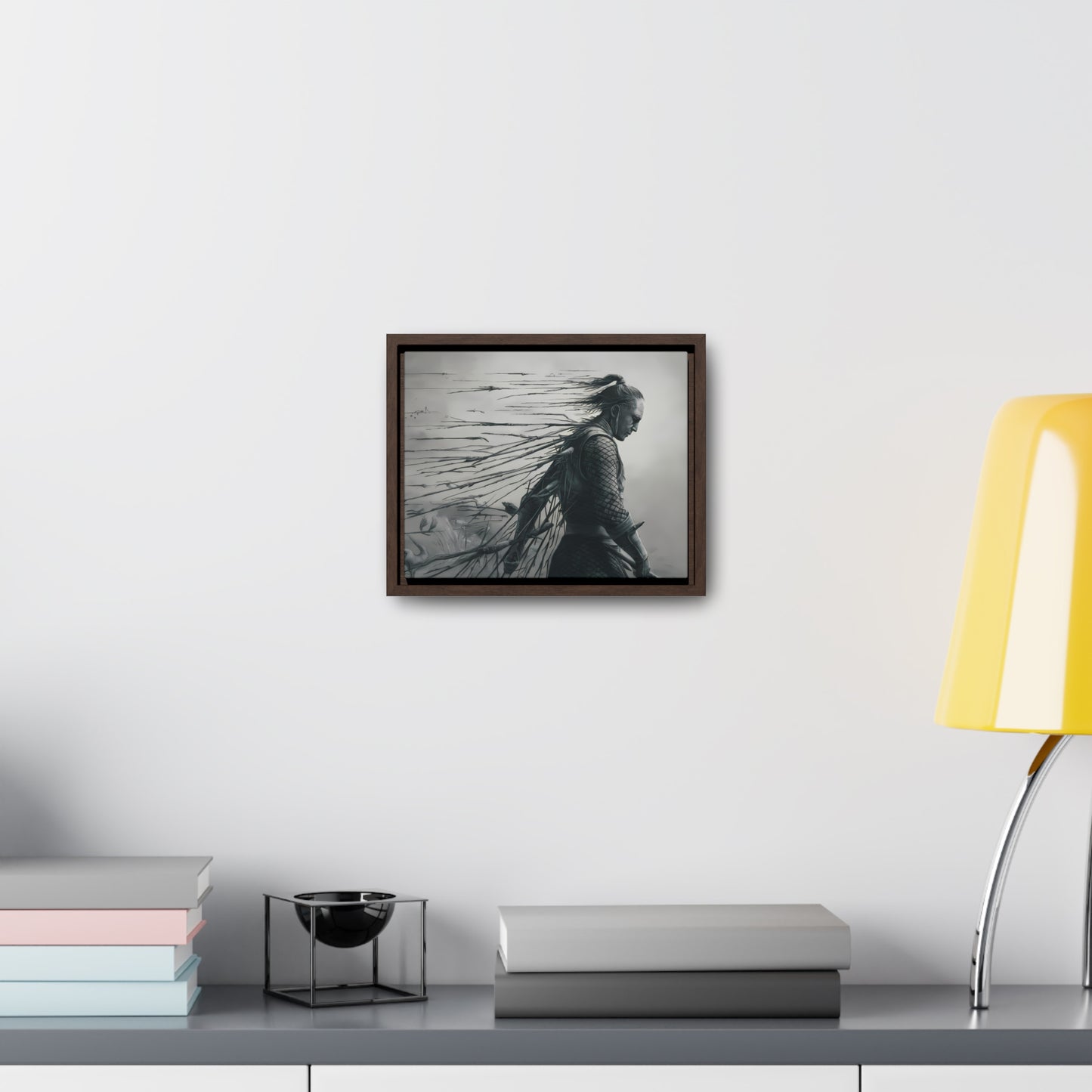 "Endurance in Silence" - Gallery Canvas Wraps, Horizontal Frame