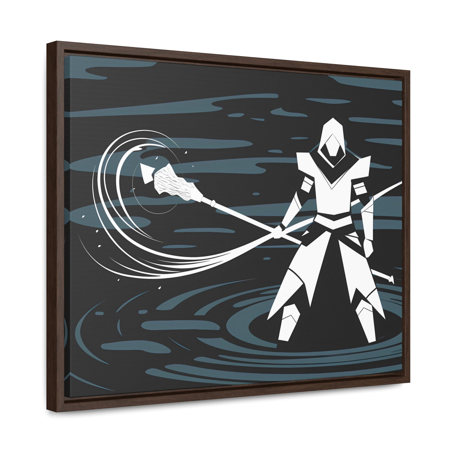 "Guardian of the Abyss" - Gallery Canvas Wraps, Horizontal Frame