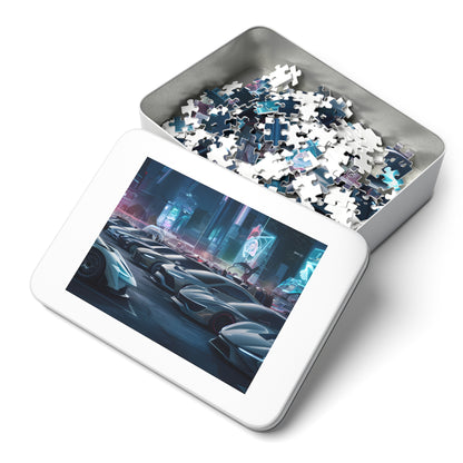 Neon Nights: Supercar Showdown - Jigsaw Puzzle (30, 110, 252, 500,1000-Piece)